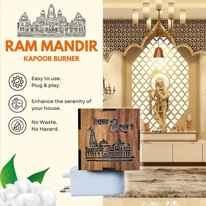 3 IN 1 Ayodhya Ram Mandir Electric Aroma Burner & Night lamp Zapiffy.store