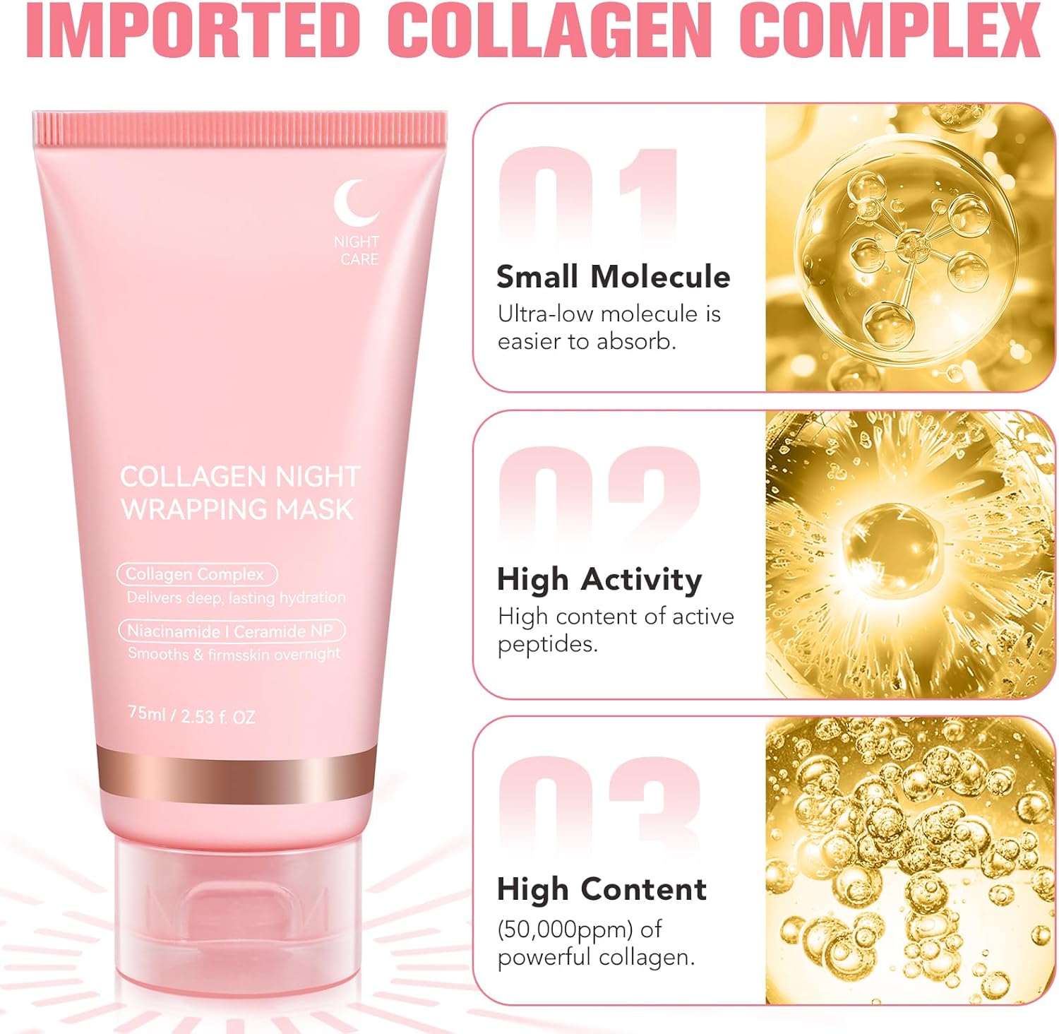 Collagen Night Wrapping Peel Off Mask (Buy 1 Get 1) Zapiffy