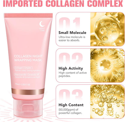 Collagen Night Wrapping Peel Off Mask (Buy 1 Get 1) Zapiffy