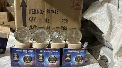 3D Crystal Lamp Ball(Assorted Design) Zapiffy.store
