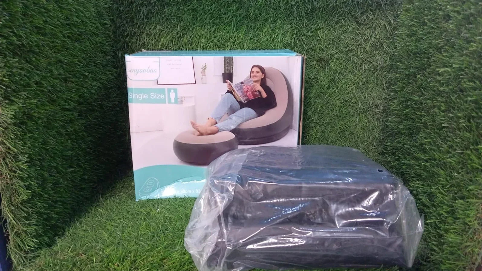 🔥Portable Indoor/Outdoor Air Couch + Pump🔥 premiumart