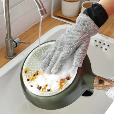 Dish Washing Wire Gloves ( Pack of 1 ) Zapiffy.store
