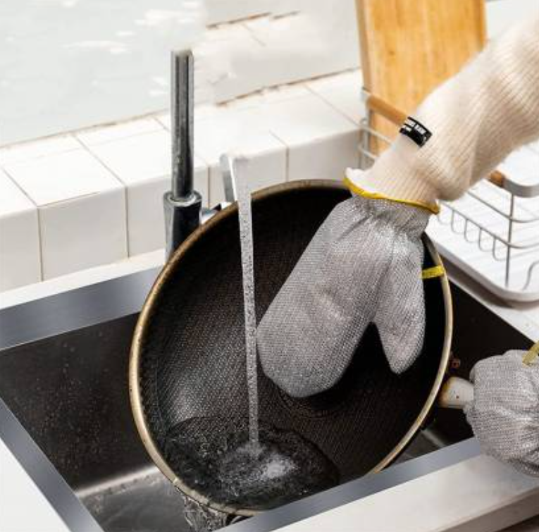 Dish Washing Wire Gloves ( Pack of 1 ) Zapiffy.store