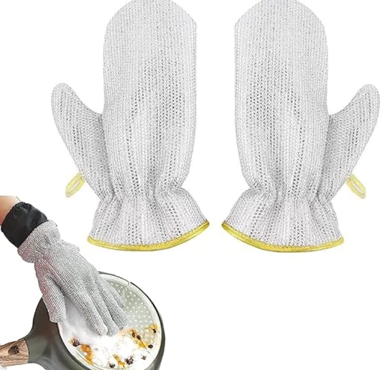 Dish Washing Wire Gloves ( Pack of 1 ) Zapiffy.store