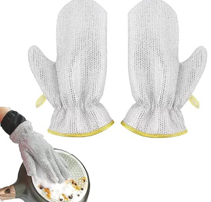 Dish Washing Wire Gloves ( Pack of 1 ) Zapiffy.store