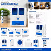 Mini Protable Air Cooler 3 IN 1 Speed for fragranced ambiance in Home & Kitchen, Car & Office work Table,Fragrancing Air, USB & Battery Operated, Pack of 1,