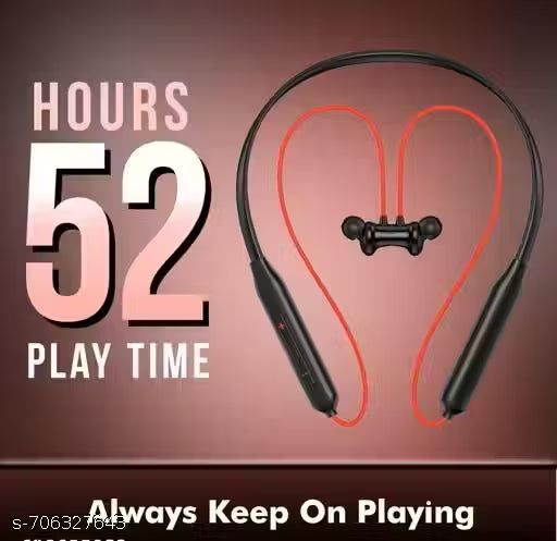NeckbandZ2 | Magnetic ON/OFF Sensor | Comes With 50 Hour Battery Backup and Premium Design With Deep Bass Sound with Cooper Speakers Type C- Fast Charge | IPX8 Waterproof | Bluetooth Neckband | Wireless Neckband | Compatible With All Smartphones Z2