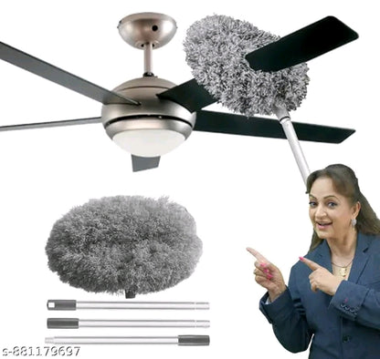 Fan Cleaner Brush with Long Rod