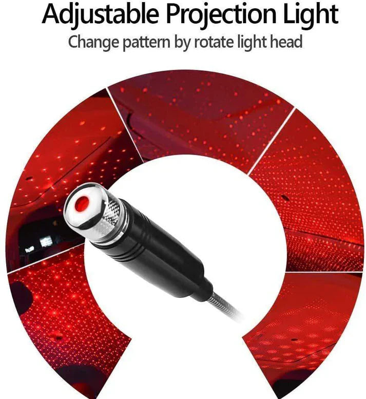 𝗕𝘂𝘆 𝟭 𝗚𝗲𝘁 𝟭 𝗙𝗿𝗲𝗲 LuxuryLight™ | USB Car Roof Star Light Mini Projector preimumart