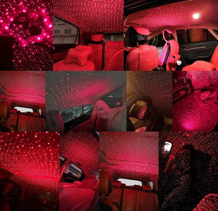 𝗕𝘂𝘆 𝟭 𝗚𝗲𝘁 𝟭 𝗙𝗿𝗲𝗲 LuxuryLight™ | USB Car Roof Star Light Mini Projector preimumart